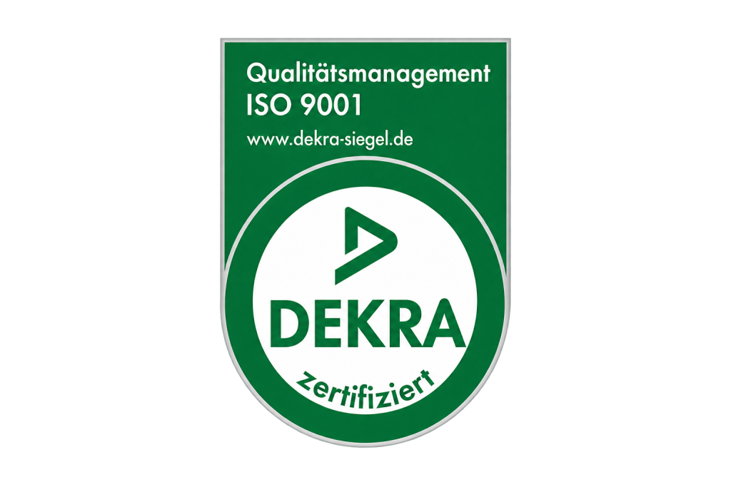 Dekra Sigel Qualit&auml;tsmanagement ISO 9001